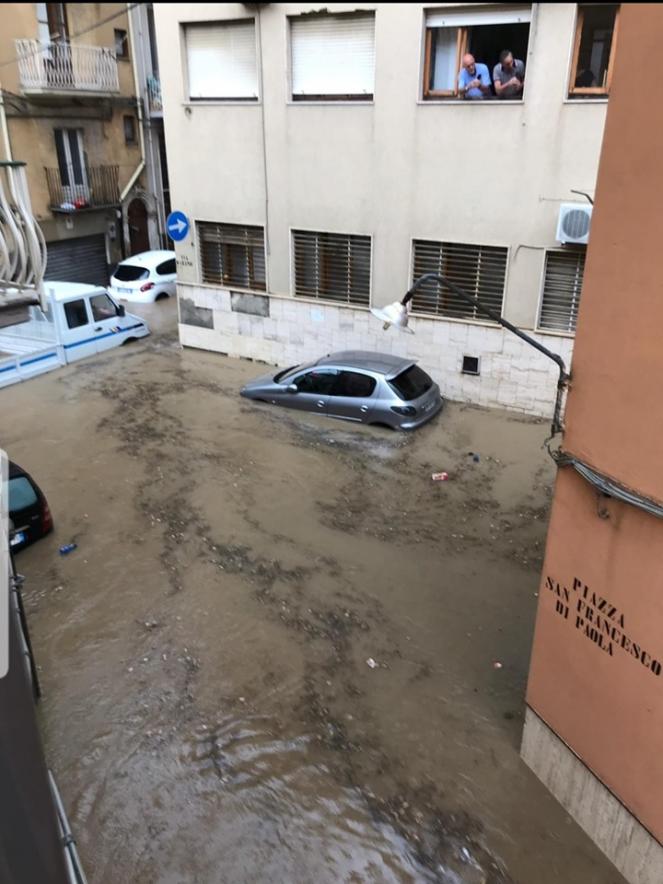 La situazione questa mattina a Leonforte (centro meteo siciliano)
