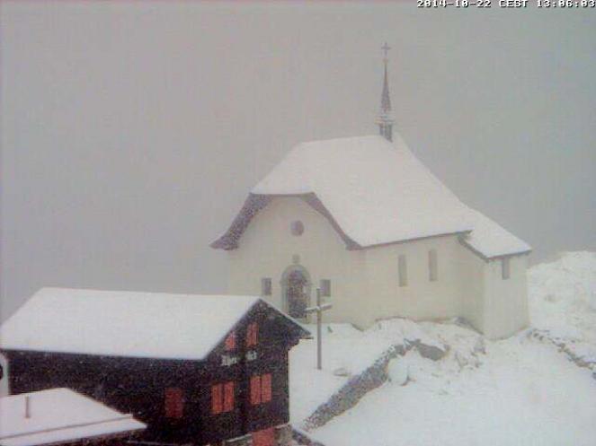 Le Alpi svizzere coperte di neve