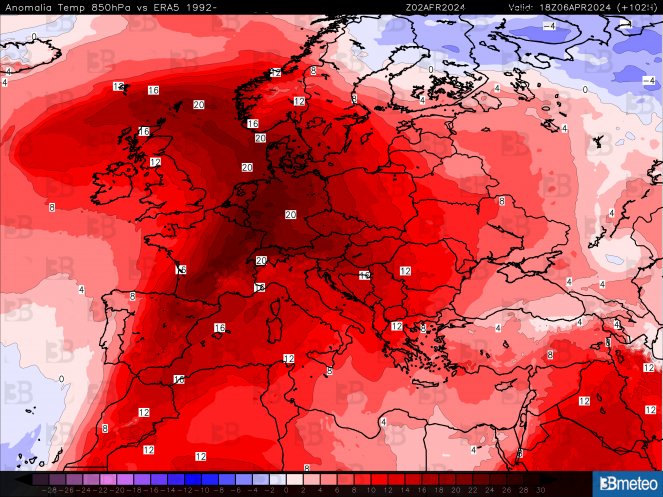 Meteo. Caldo anomalo in arrivo su mezza Europa, verso i 30°C. Gli stati coinvolti