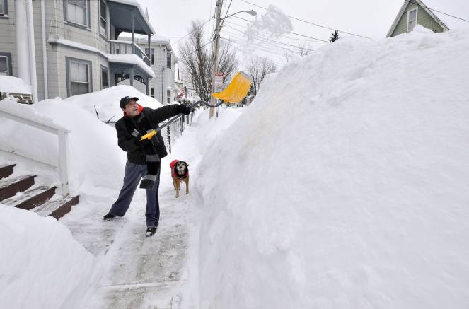 Le nevicate record di Boston dell'inverno scorso