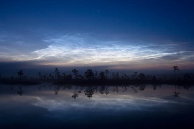 Le nubi nottilucenti un raro fenomeno atmosferico