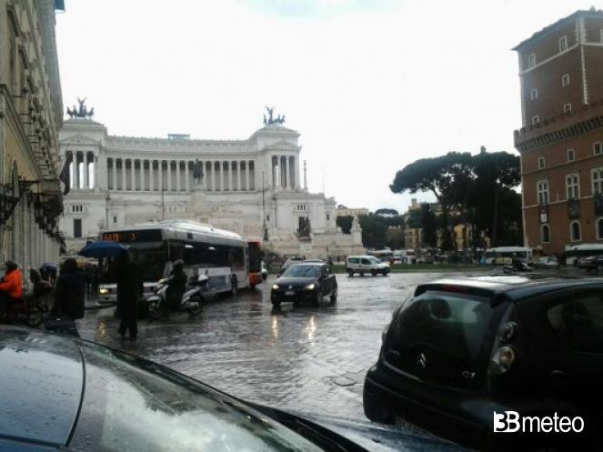 Maltempo a Roma mercoledì, giovedì residua instabilità