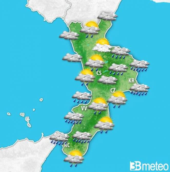 meteo Calabria, peggiora domenica 