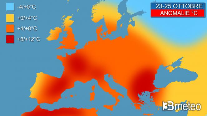 Meteo, continua il caldo anomalo su tutta Europa, prossimi giorni ancora piÃ¹ caldi
