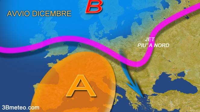 Meteo dicembre in italia: alta pressione in avvio d'Inverno