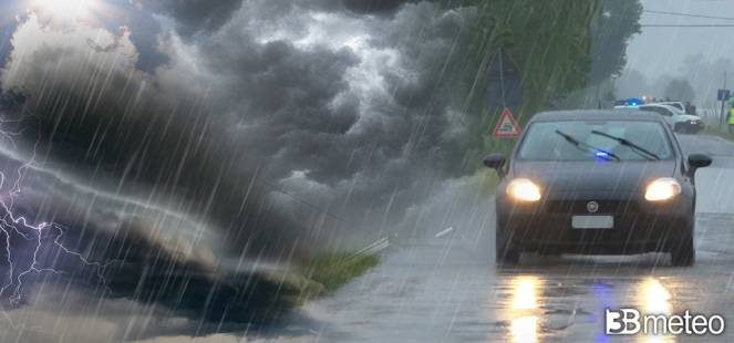 Meteo - forte maltempo tra lunedì e mercoledì sull'Italia