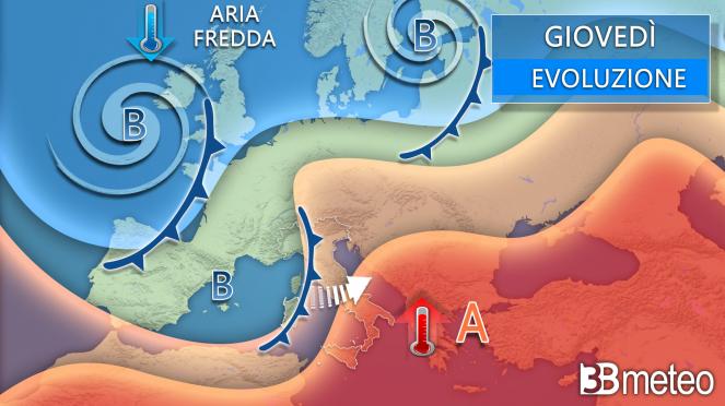 Meteo giovedì Meteo giovedì