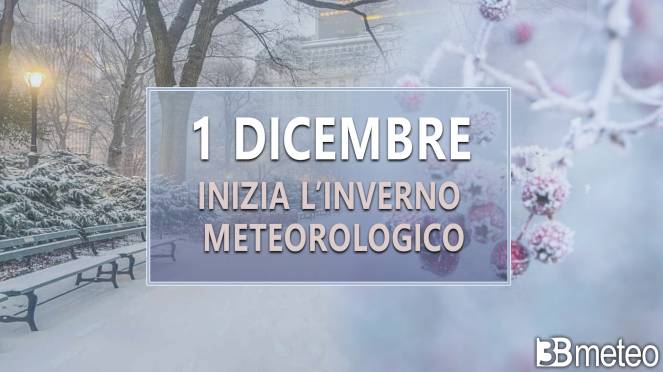 Meteo: 1 dicembre inizia l'inverno meteorologico, quello astronomico invece il giorno 21. Vi spieghiamo la differenza