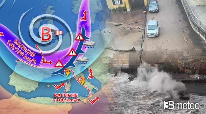 Meteo - In arrivo il ciclone Ciaran, atteso forte maltempo sull Italia con venti di tempesta