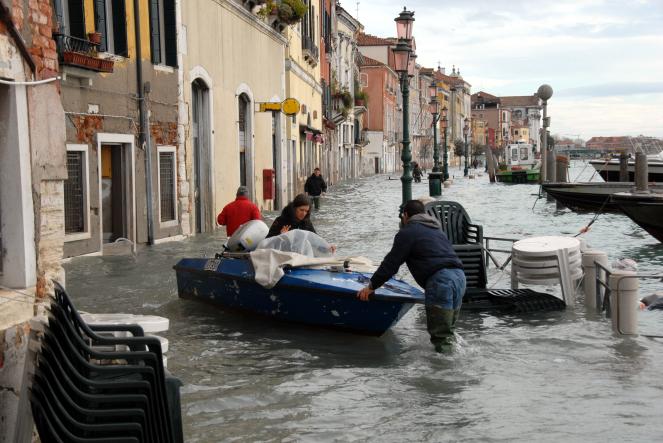Meteo Italia: acqua alta a Venezia