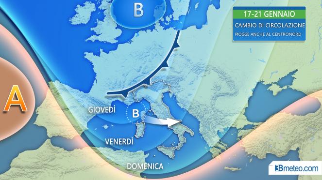 Meteo Italia: la situazione attesa da giovedì e nei giorni successivi