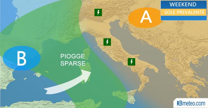 Meteo Italia: le previsioni per il weekend regione per regione