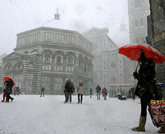 Meteo Italia: neve firenze