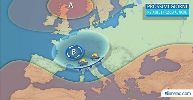 Meteo Italia: nuove piogge e temporali in arrivo specie al Nord