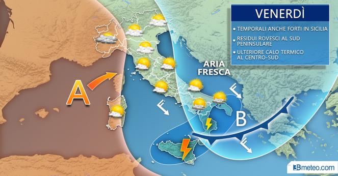 Meteo Italia: previsioni per le prossime ore