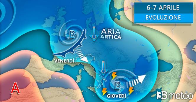 Meteo Italia: prossimi giorni ancora freddo e tempo a tratti instabile con neve a quote basse