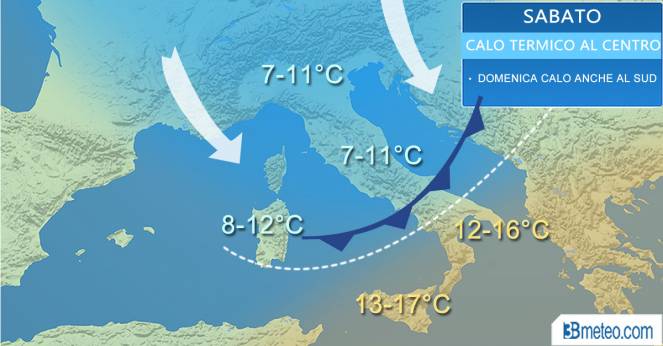 Meteo Italia: temperature massime attese nel weekend