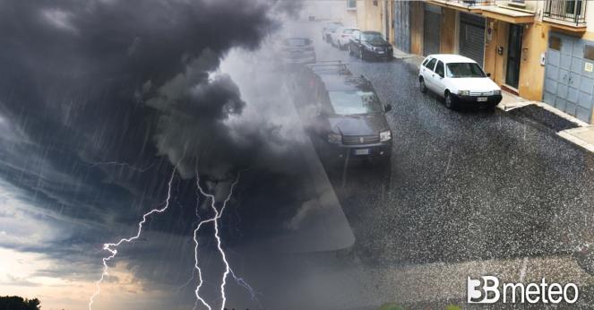Weather – A long phase of bad weather with thunderstorms, storms and hail