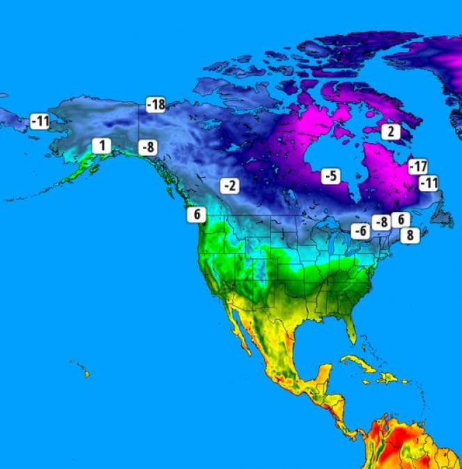 Meteo USA: gelo estremo negli States nordorientali
