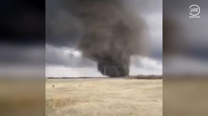 Meteo violento tornado colpisce l'Ucraina