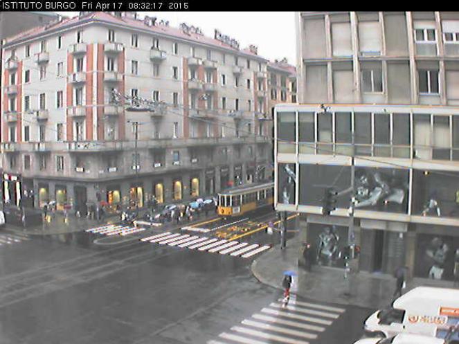 Milano con la pioggia