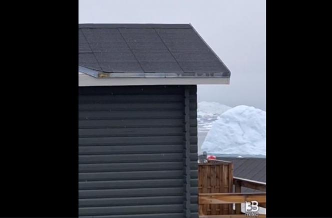 Neve a Ilulissat il giorno del solstizio