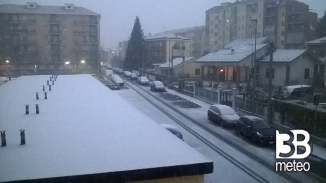 Neve a Rivoli torinese (fonte fotogallery 3bmeteo)