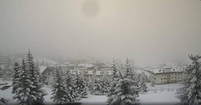 Neve a Sestriere (TO)