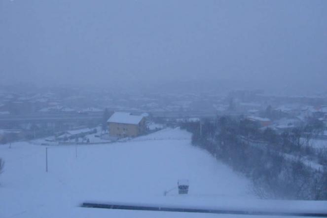Neve anche all'Aquila