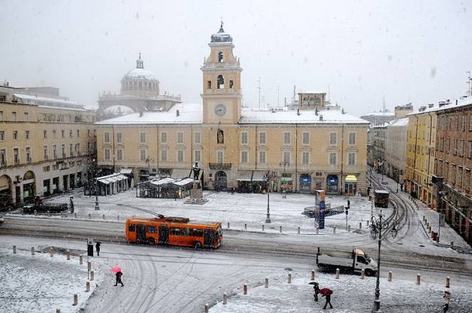 Neve fino in pianura in Emilia Romagna