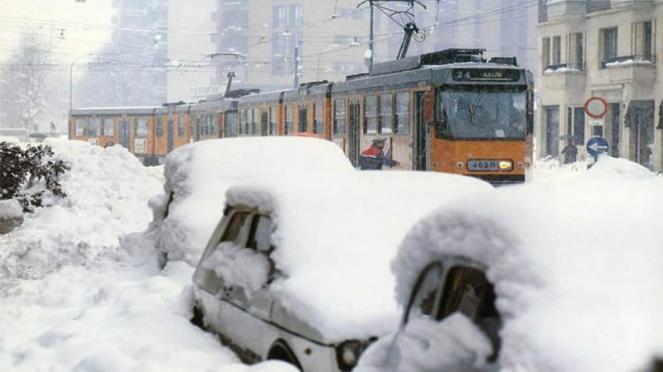 neve storica a Milano