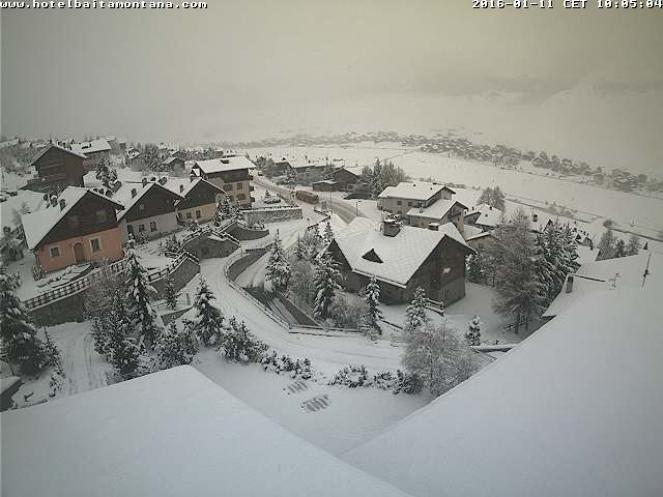 Neve sulle Alpi (Livigno), punte di 30cm oltre i 2000m 