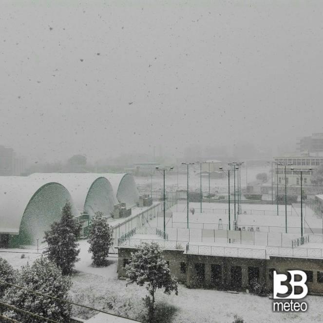 Nevica a Benevento