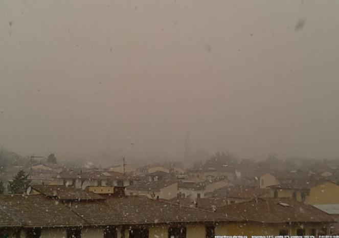 Nevica a Firenze