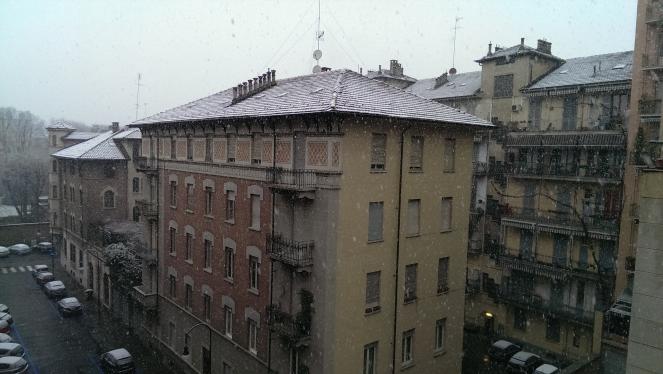 Nevica a Torino