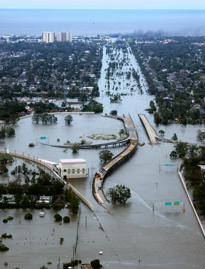 New Orleans dopo il passaggio di Katrina