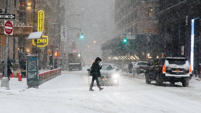 New York in attesa di nuove abbondanti nevicate