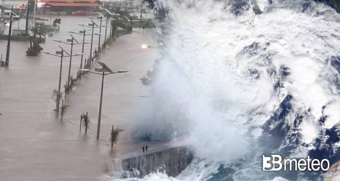Nubifragi, mareggiate e alluvioni colpiscono la Sicilia, Ã¨ arrivato l uragano Apollo