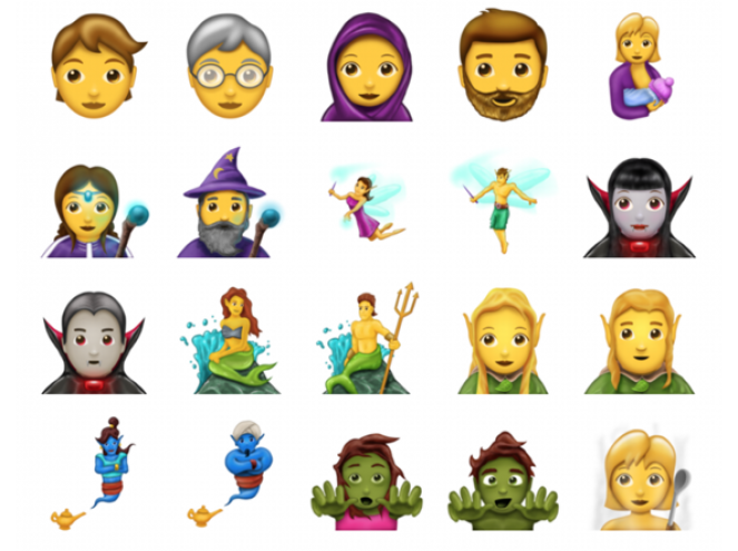 Nuovi emoji che verranno introdotte a breve