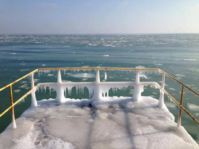 Odessa: ghiaccia il Mare Nero (Foto di Severe Weather Europe)