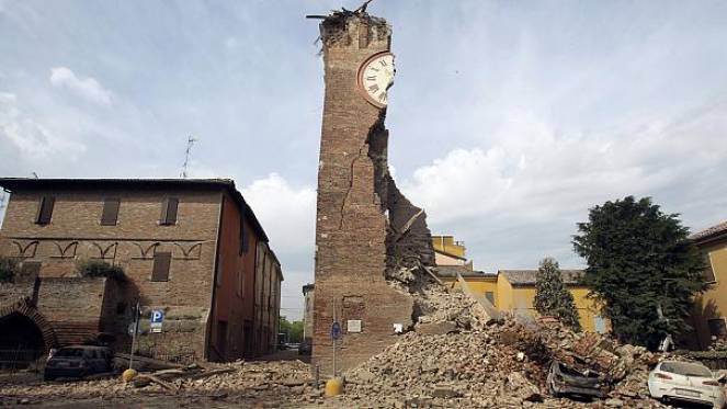 Oggi 20 Maggio anniversario del terremoto dell'Emilia del 2012