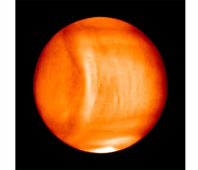 Onda misteriosa nell'atmosfera di Venere (Credit: ©Planet-C)