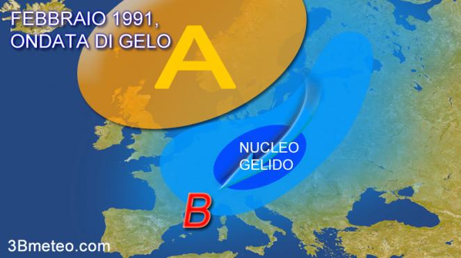 METEO STORIA - L'ondata di GELO del febbraio 1991. Apoteosi di NEVE al Centro Nord - VIDEO