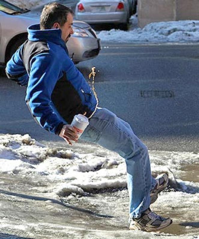 pericolo ghiaccio sulle strade