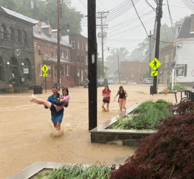 Pesanti inondazioni del Maryland
