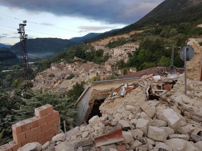 Pescara del Tronto: numerosi crolli