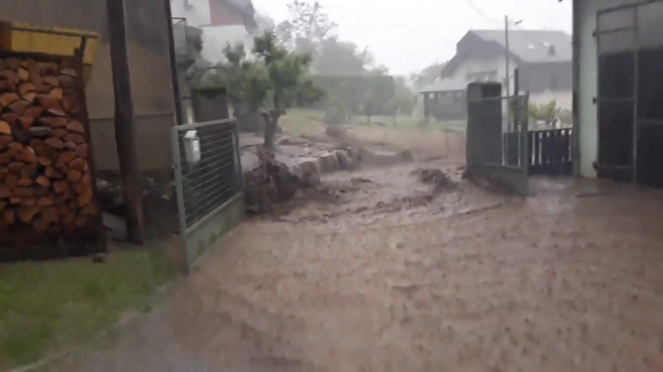 Piogge alluvionali colpiscono la Croazia settentrionale