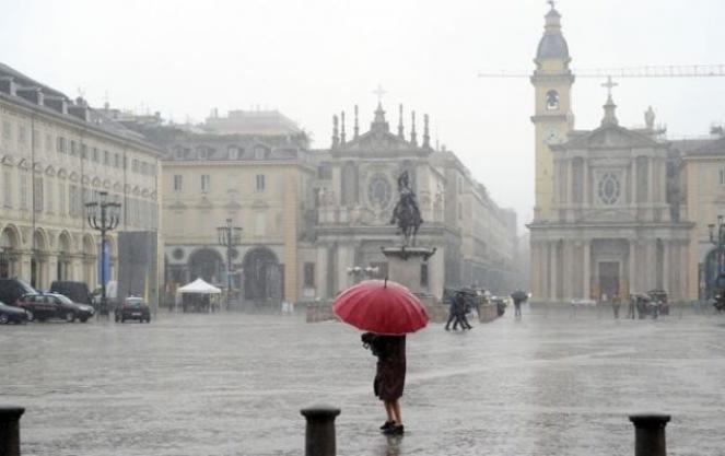 Piogge intense sul Piemonte