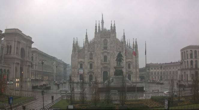 Piove a Milano