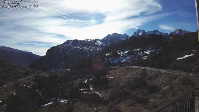 Pirenei, Somport, oltre 1600m senza neve